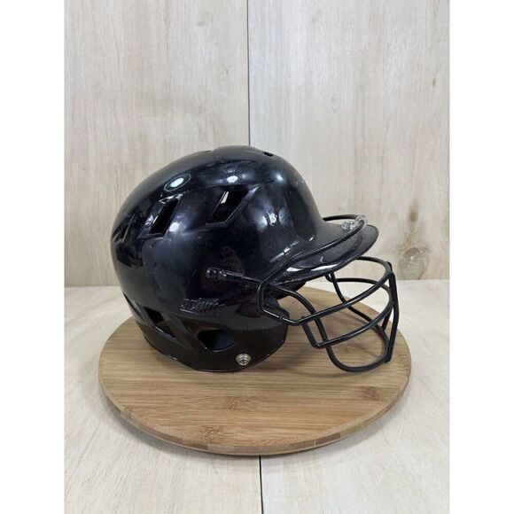 Schutt Black Fastpitch Batting Helmet Size Small w/ face guard - Picture 3 of 7